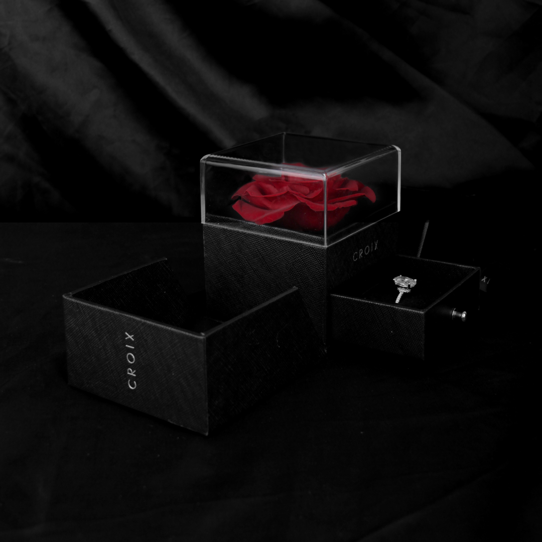 Flower Box - Deep Rouge